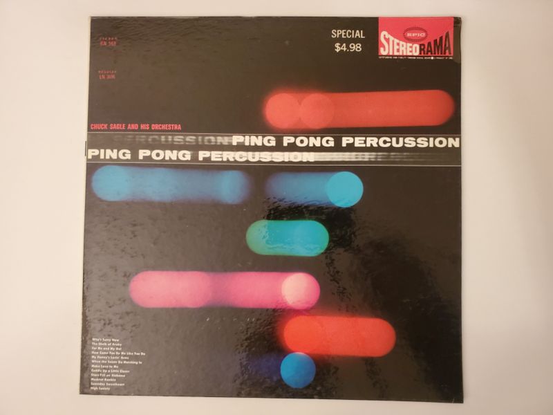 Chuck Sagle and His Orchestra Ping Pong Percussion vinyl record